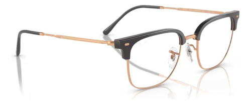 Lentes Ray Ban Rx7216 8322 New Clubmaster Dark Grey Rosegold Color Dark Grey On Rose Gold 8322