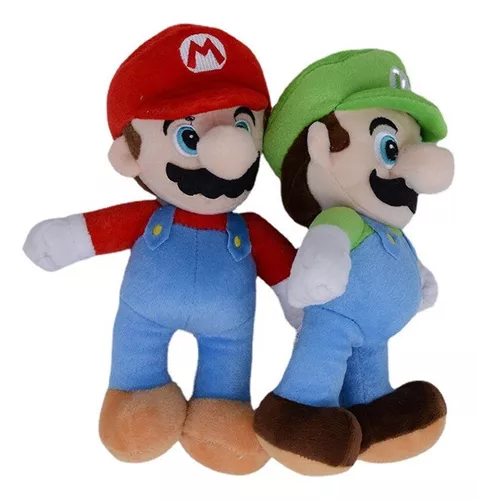 GENERICO Peluches Mario Bros + Luigi 25 Cms Super Mario Regalo Kawaii