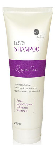  Shampoo Pós Química Profissional Bio Spa Quimio Care 250ml