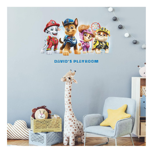 Roommates Rmk5122gm Calcomanías Adhesivas Paw Patrol