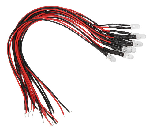 Diodo, 50 Unidades, Cabezal Redondo Con Emisión De Cable, En