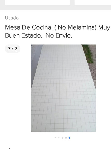 Mesa De Cocina De Fórmica Usada Muy Buen Estado