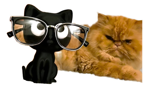 Porta Anteojos Gatito Organizador Escritorio Oferta