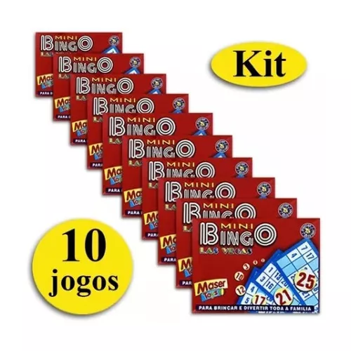 Mini Bingo - Coleção Joguinhos de Bolsa - Brinquedos Babebi