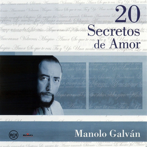 Manolo Galvan Cd 20 Exitos Versiones Originales Igual A Nuev