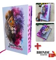 Comprar Bíblia Sagrada Feminina Evangélica Luxo Letra Média Harpa Cristã Capa Dura Leão Índice Palavras De Jesus Em Negrito Média Flores Rosa João Ferreira Almeida Revista Corrigida Branca Jovem Promessas Fé