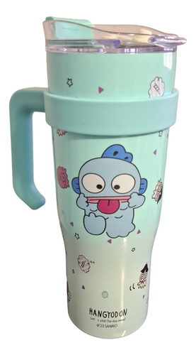 Vaso Termico Animado Sanrio Pochacco Hangyodon Kuromi Aqua Hangyodon