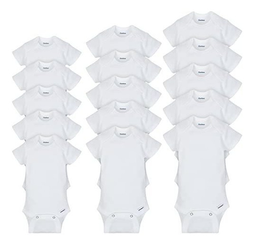 Gerber Baby 15 Piece Onesies Bodysuit , White, 0-3 Q4v7h