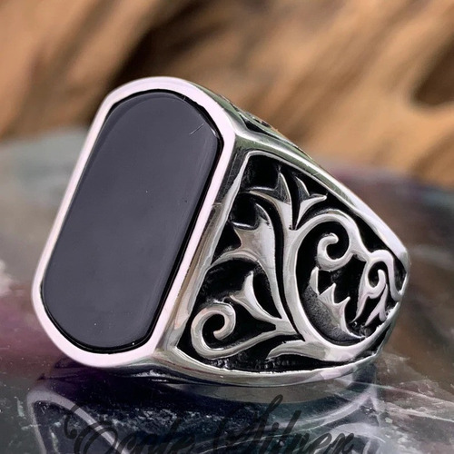 Anillo For Hombre Con Diseño De Tótem Misterioso