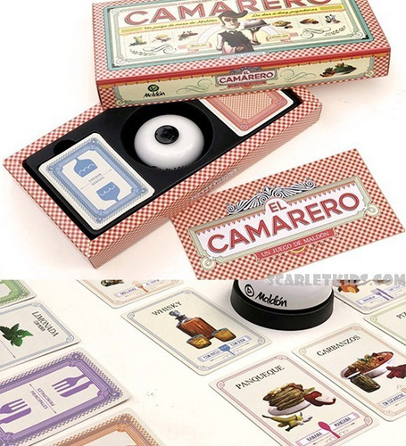 Imagen 2 de 6 de El Camarero Juego De Mesa Maldon Scarlet Kids