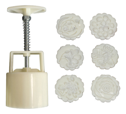 Pressione Manualmente Cookie Stamp Moon Cake Decor Barrel Mo