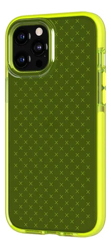 Funda Tech21 Evo Check Para iPhone 12 Pro Max, Amarilla Lumi