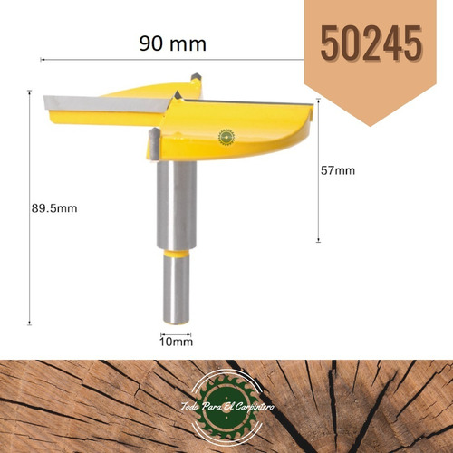 Mecha Forstner Widia 90 Mm Tpctools Cal Industrial 50245