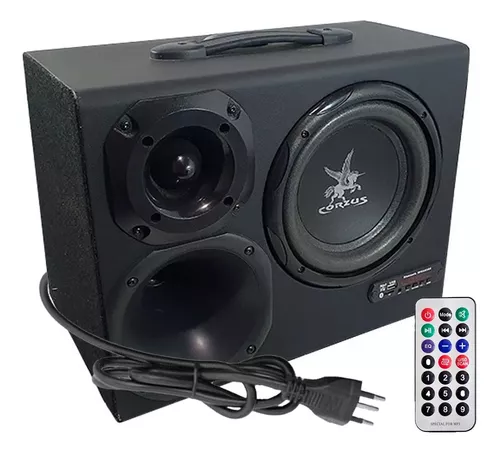 Caixa Bob Corzus Trio 8 Pol 400w Rms Casa E Carro - R$ 1.018