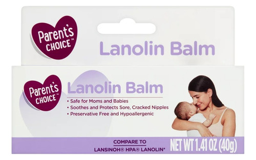 Parent's Choice Crema Para Pezones Lanolin Balm Importado