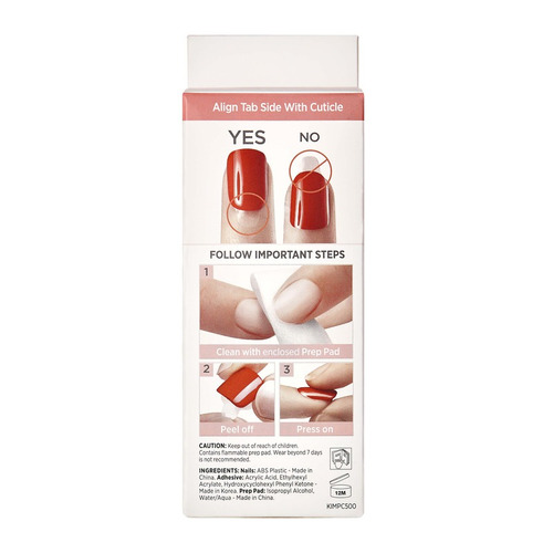 Imagen 2 de 7 de Uñas Postizas Impress Before Sunset Kiss