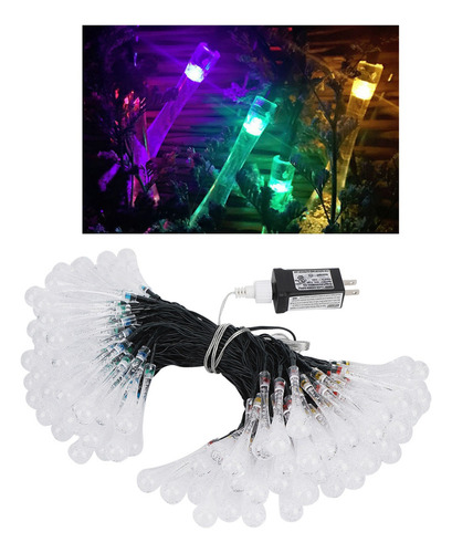 Cadena De Luces De 100 Led Para Decoración De Exteriores