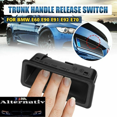 Imagen 7 de 9 de Manija Externa Apertura Eléctrica Baúl Bmw E90/60 E70/82 E88