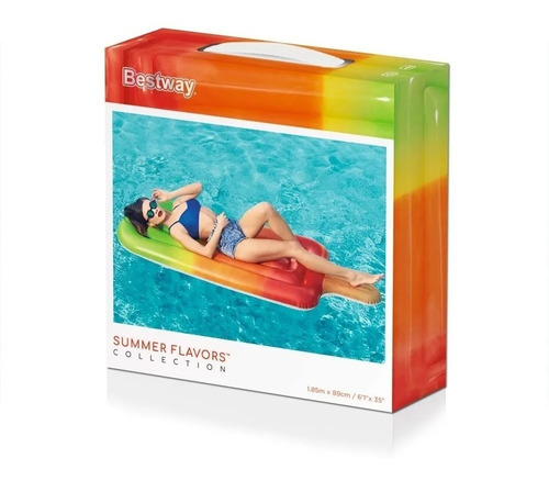 Imagen 2 de 8 de Colchoneta Inflable Palito Helado Bestway 43161 Full