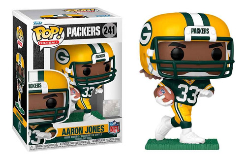 Aaron Jones Funko Pop 241 Nfl Green Bay Packers