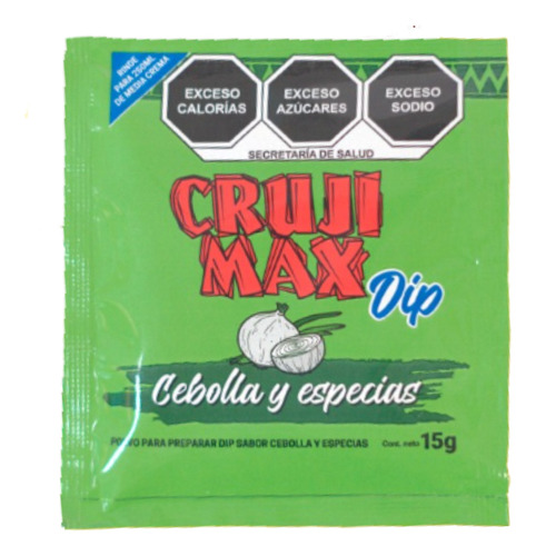 1 Sobre Dip Sabor Cebolla Y Especias Crujimax De 15g