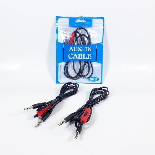 Cabo de áudio Mini Plug Trs de 3,5 mm para Mini Plug Trrs de 3,5 mm