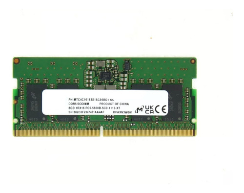 Ram Laptops Gamer Sodimm Ddr5 8gb 5600mhz Super Compatible