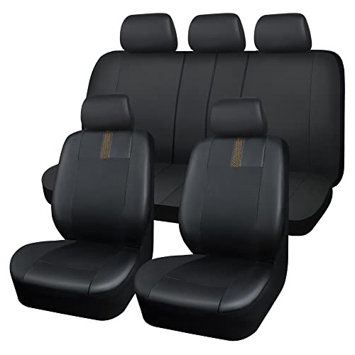 Fundas De Asiento De Coche De Cuero, Transpirables E Im...