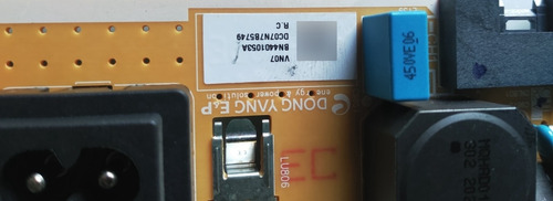 Placa Fonte Tv Samsung Un 43 Tu 7020 G Original Da Tv . (Usado)