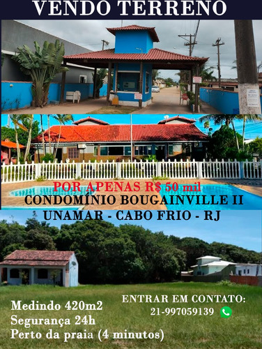 Terreno No Condomínio Bougainville Ii - Cabo Frio - Rj 