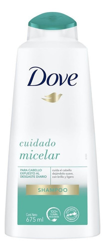 Shampoo Dove Cuidado Micelar Suaviza Y Brilla 675 Ml