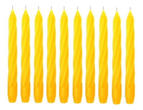 10 Velas Espiral 20 Cm 11 Cores De Vela Decoração Festa Casamento Decorativo Vela Comprida De Castiçal Furada Linda