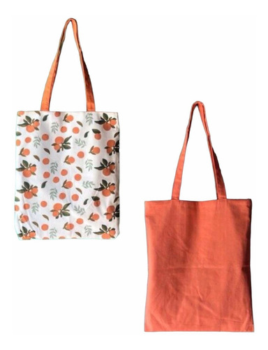 Bolsa Tela De Lino Doble Vista. Bolsa Reversible Moda Verano