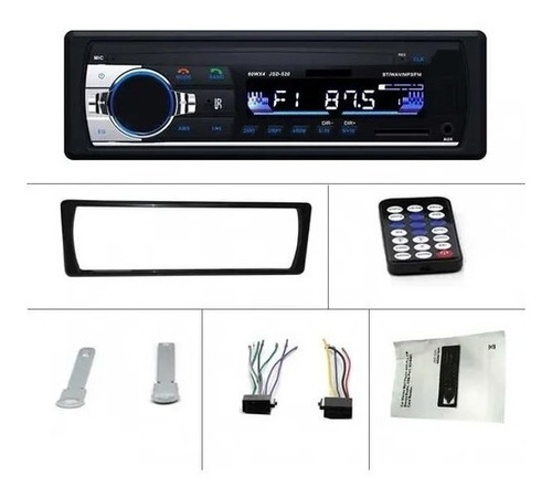 Imagen 3 de 5 de Radio Para Auto + Parlantes 6x9 Bluetooth Control