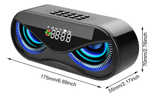 Reloj Despertador Multifunción Con Altavoz Abs, Llamada De V