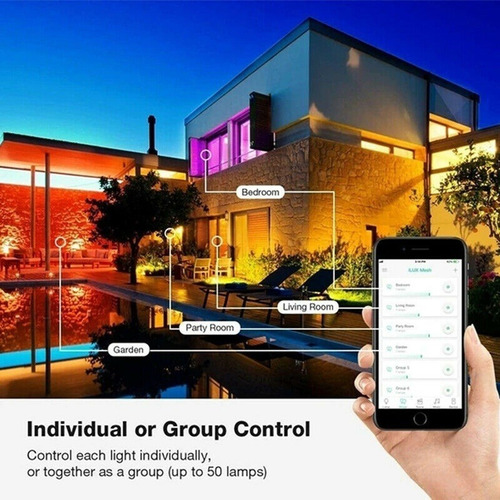 Cadena De Luces Led De Navidad App Control Remoto 20m