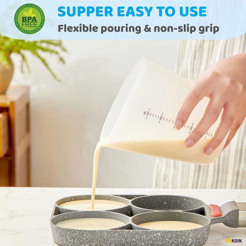 Liquid Measuring Cups 1-cup 2-cup, Measuring Spoons Set For