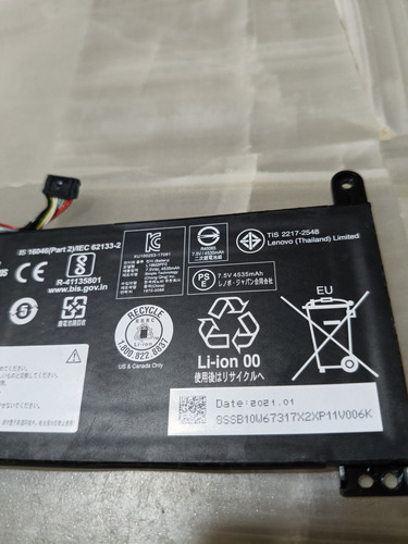Batería Lenovo L19m2pf0 Para Ideapad 14ada05 Batería 14ada05 (Usado)
