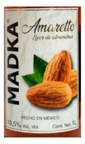 Pack De 6 Crema-licor Madka Amaretto 1 L