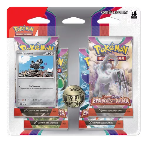 Triple Pack Pokémon Espathra Escarlate E Violeta 1 : :  Brinquedos e Jogos