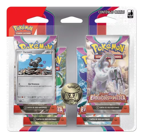 Blister Triplo Cartas Pokémon Origem Perdida Croagunk Copag - Deck