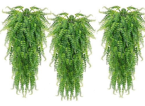 3 Piezas De Helechos Artificiales Que Cuelgan Plantas De Vid