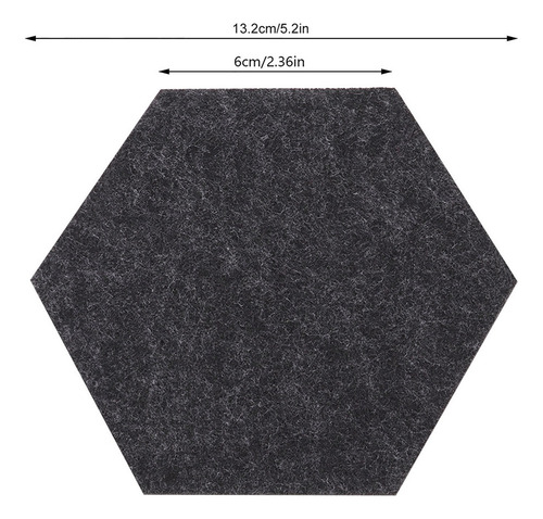 Juego De Alfombrillas Hexagonales De Tela De Fieltro Para Be