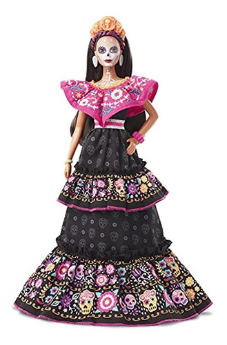 Muñeca Barbie 2021 Dia De Muertos (11,5 Pulgadas) Con Vesti