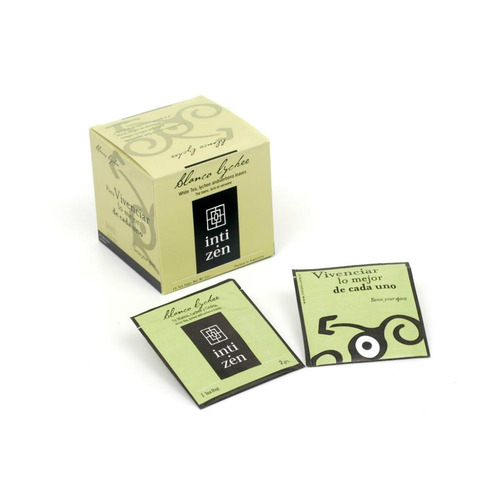 Imagen 1 de 1 de Té Inti Zen blanco en saquitos Lychee y cedrón 15 u