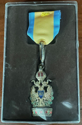 Medalla Militar Condecoracion Orden De La Corona De Hierro (Usado)