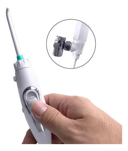 Set De Irrigador Bucal Portátil Con Hilo Dental Con 6 Boquil