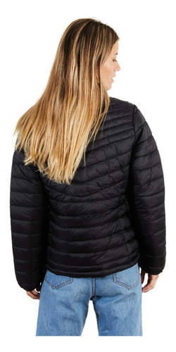 Imagen 4 de 6 de Campera Mujer Inflable Capucha Oculta Y Talle Especial