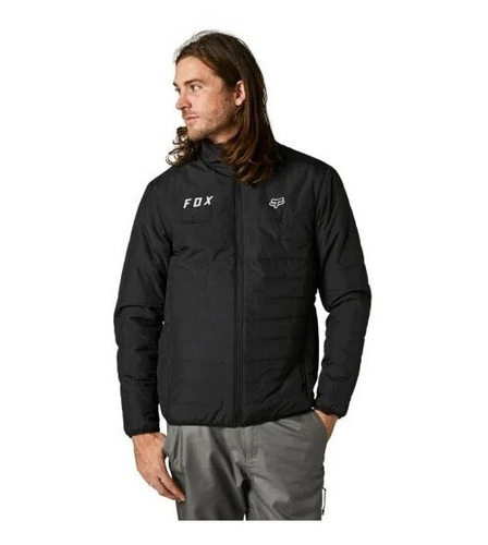 Campera Moto Urbana Fox Howell Puffy Jacket Negro Bamp Group