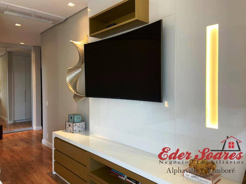 Imagem 13 de 15 de Belíssimo Apartamento À Venda No Edifício Penthouse Tamboré - Es1633